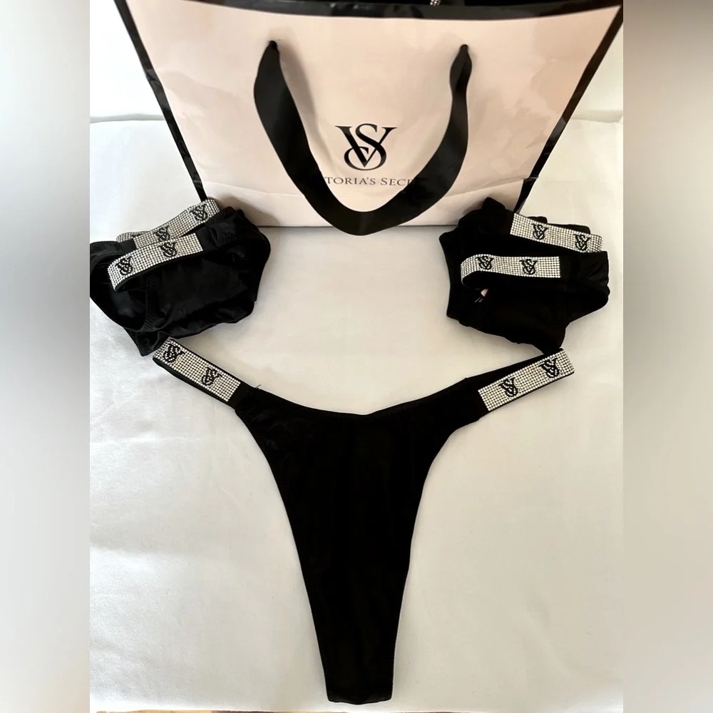 Victoria's Secret | Intimates & Sleepwear | Victorias Secret Very Sexy  Shine Strap Thong Panty Size Xs S M L Xl | Poshmark